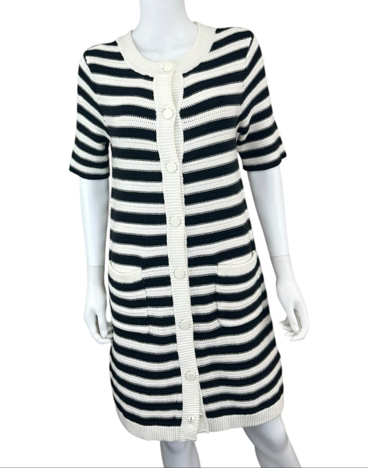 SANCTUARY NWT Black Striped Sweater Dress Size M