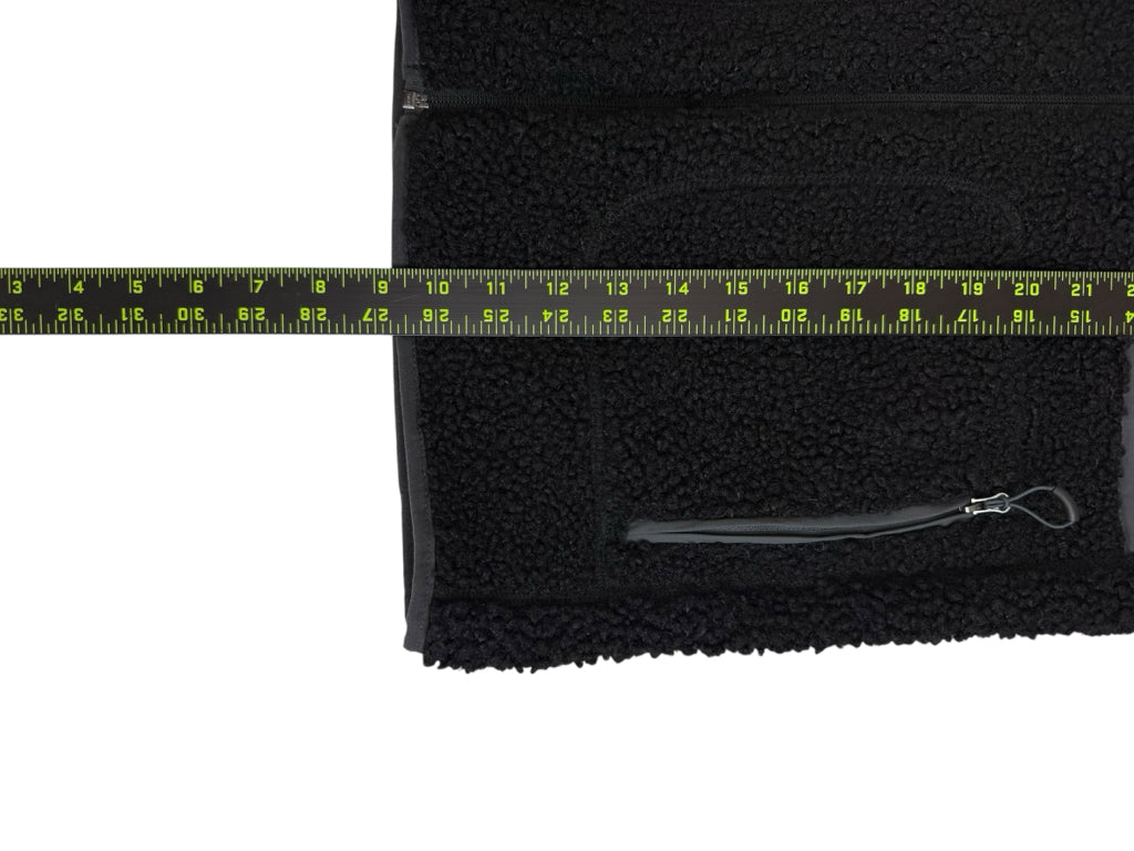 TELLURIDE Black Sherpa Vest Size S