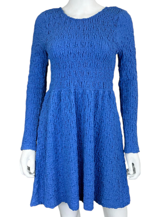 Saltwater Luxe NWT Blue Adrianna Long Sleeve Dress Size M