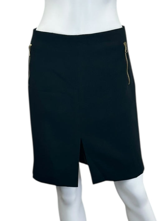 rag & bone Black Salute Mazy Wool Mini Skirt Size 8