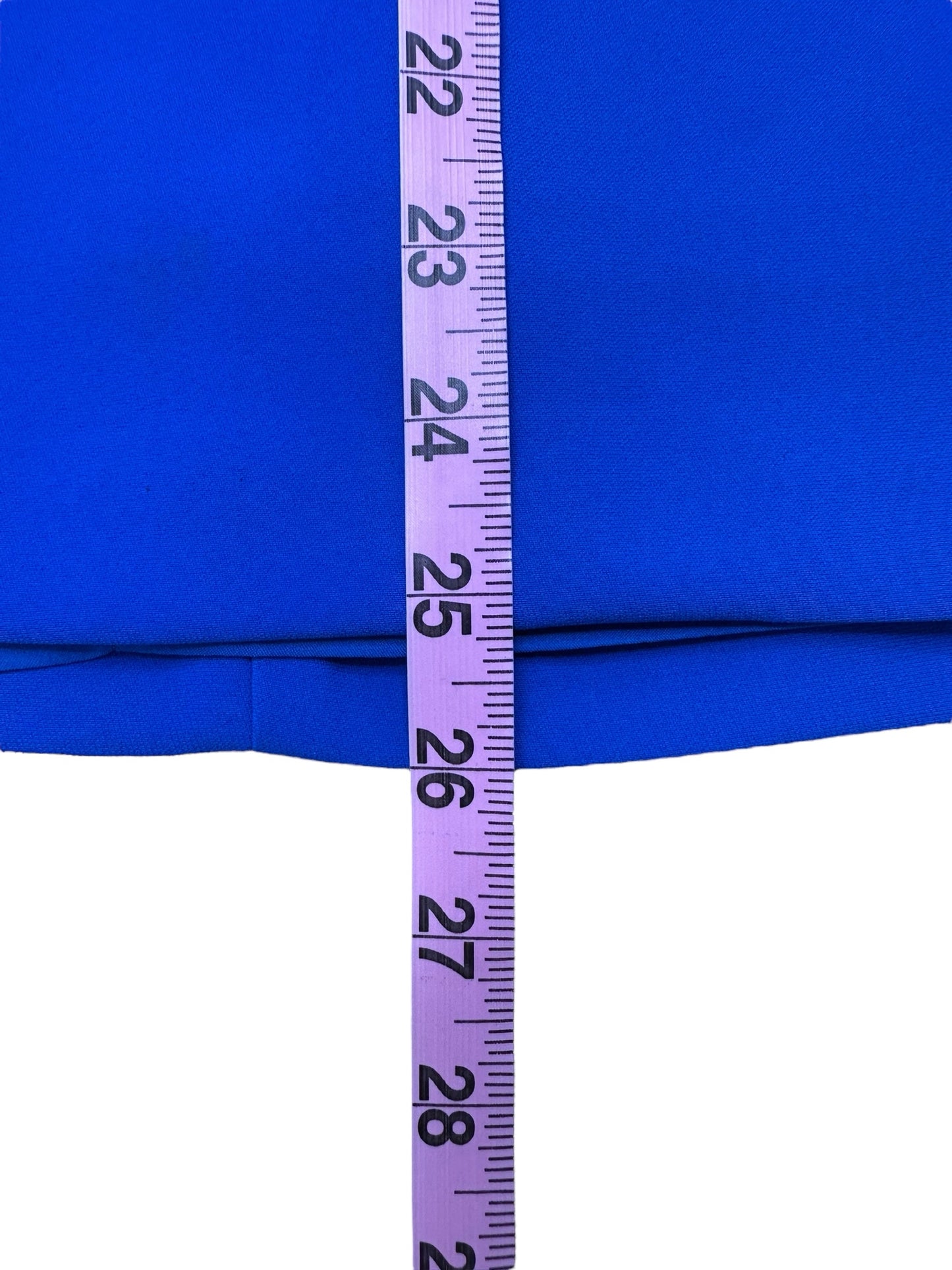 AMANDA UPRICHARD Blue Strapless Mini Cocktail Dress Size S