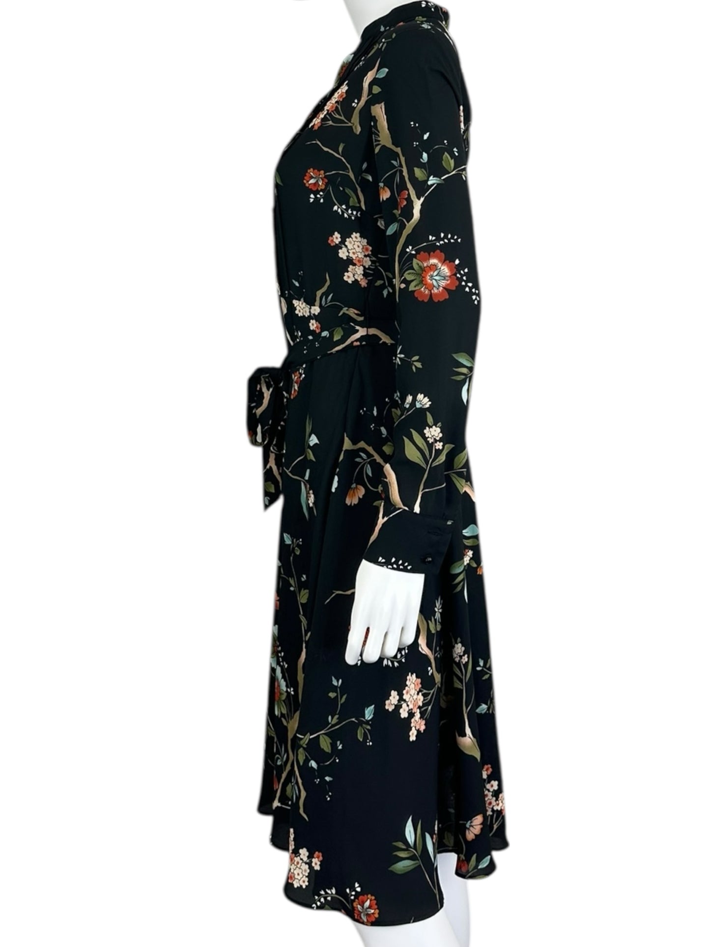 nanette by Nanette Lepore Black Floral Dress Size 2