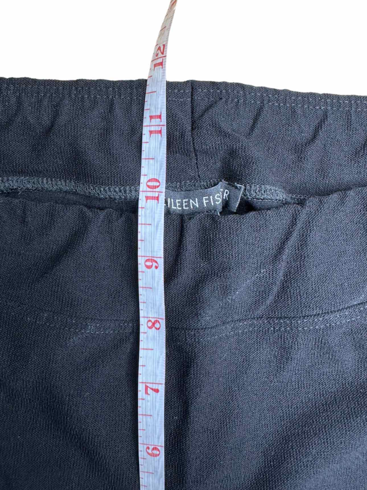 EILEEN FISHER Black Cropped Pants Size S