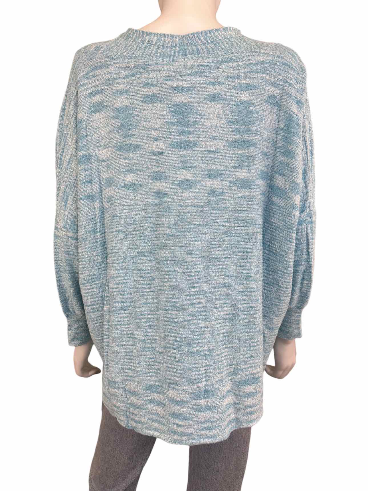 WHITE + WARREN Blue Heather Sweater Size XS