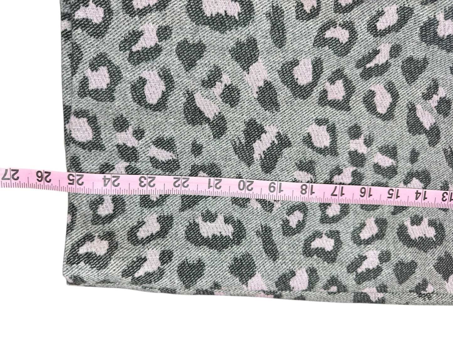 Talbots NWT Gray Leopard Print Pencil Skirt Size 10