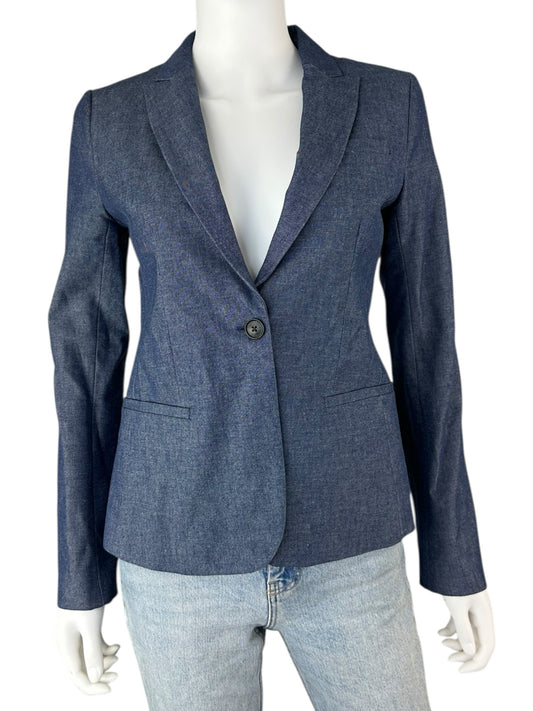 BANANA REPUBLIC Blue Classic Fit Blazer Size 2