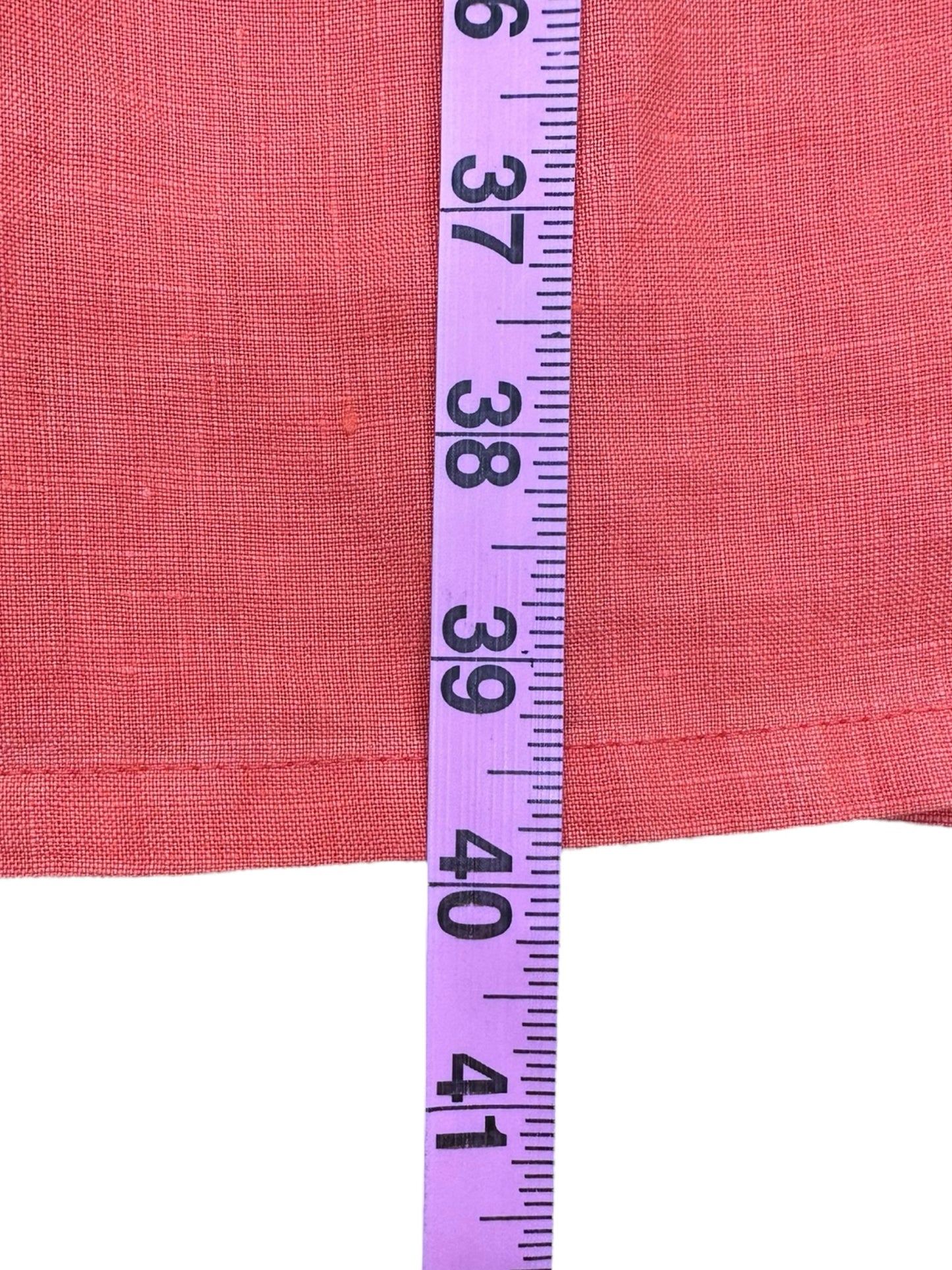 Tommy Bahama Coral 100% Linen Midi Dress Size XL