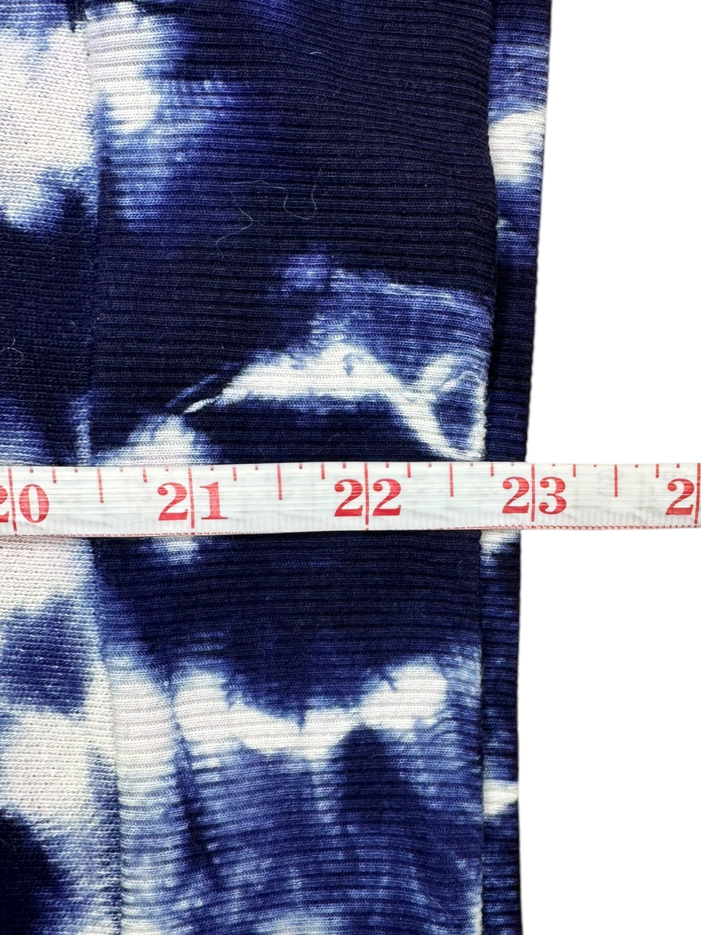 Monrow Navy 100% Cotton Tie Dye Sweatshirt Size S