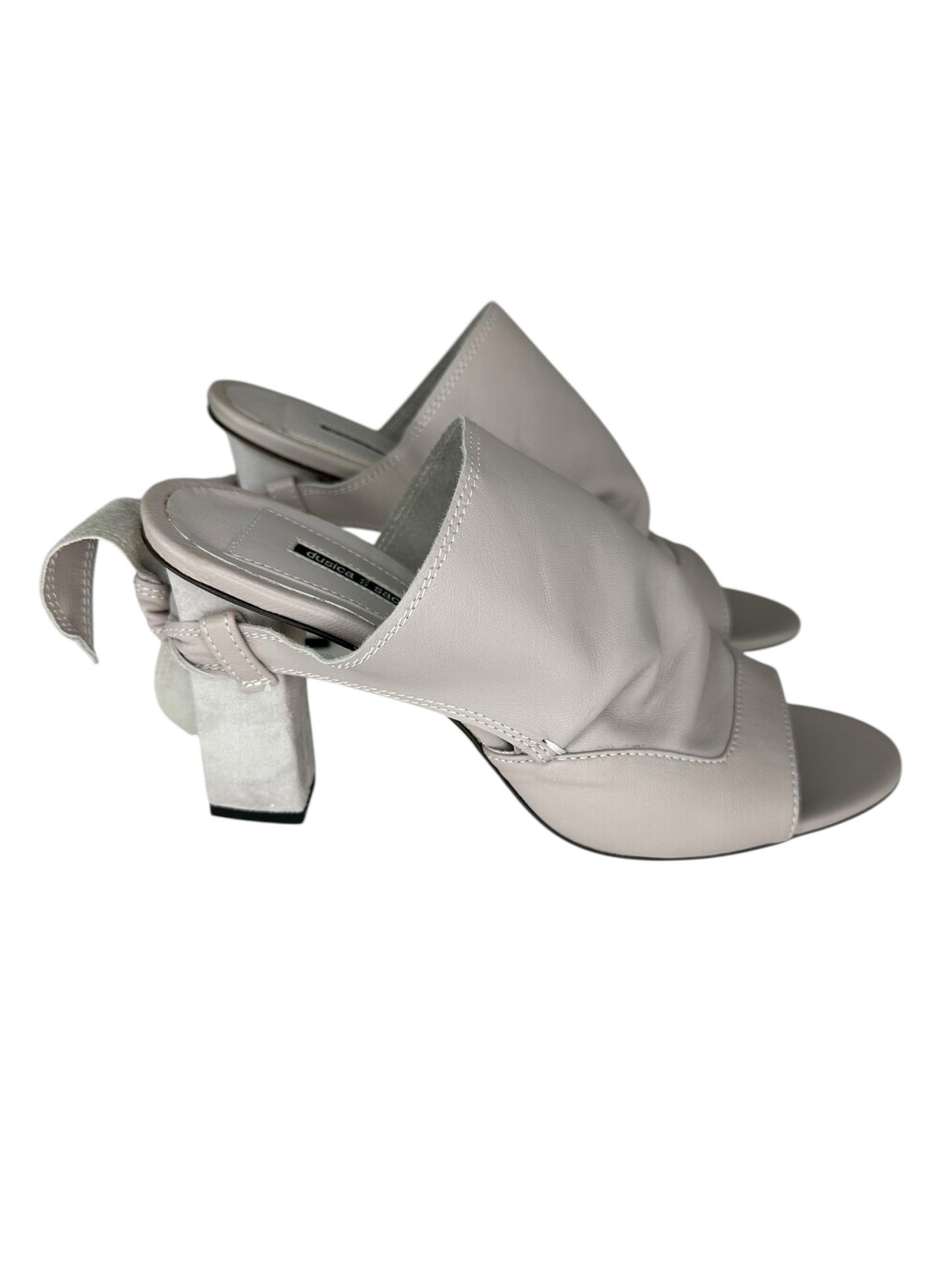 dusica dusica sacks Taupe Leather Sandal Pumps Size 37.5