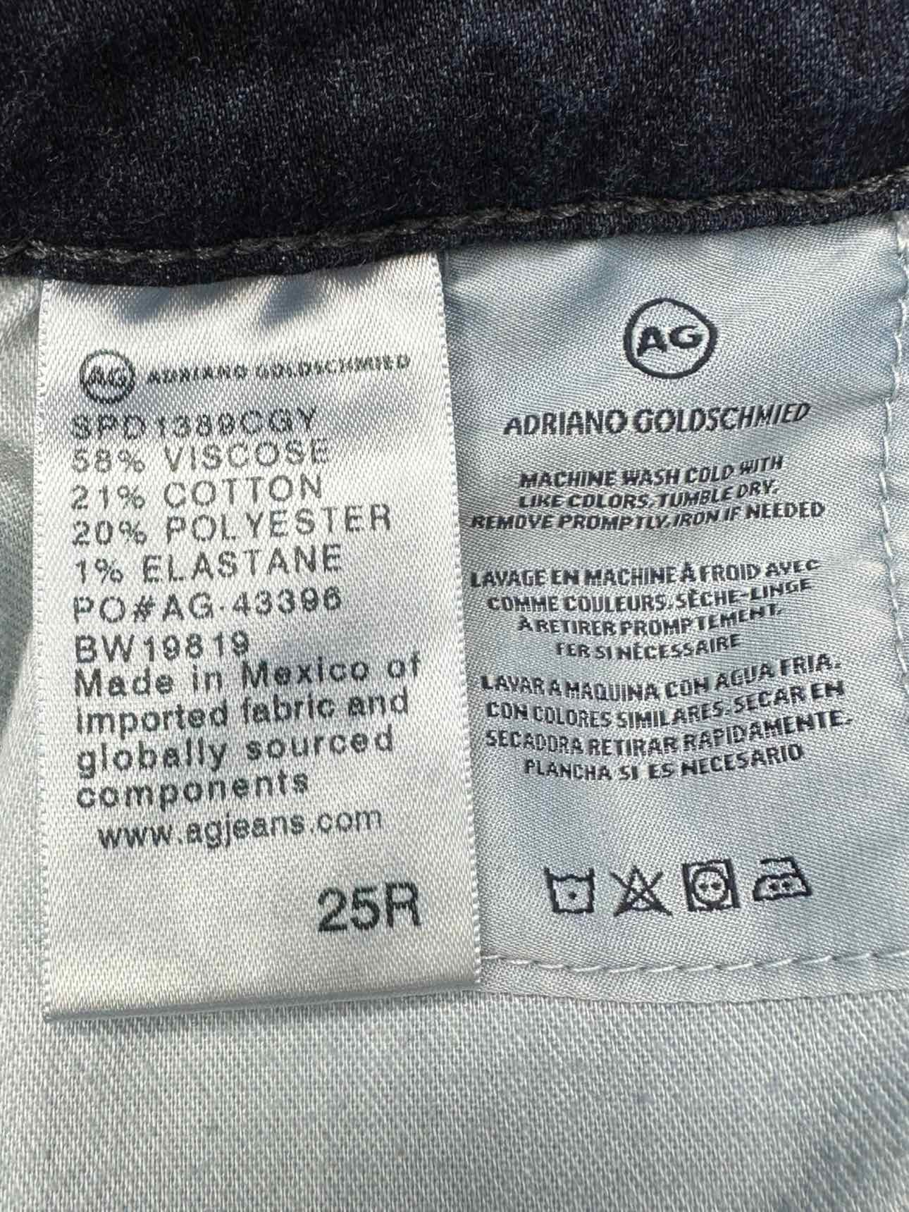 Adriano Goldschmied The Legging Super Skinny Ankle Jean Size 25