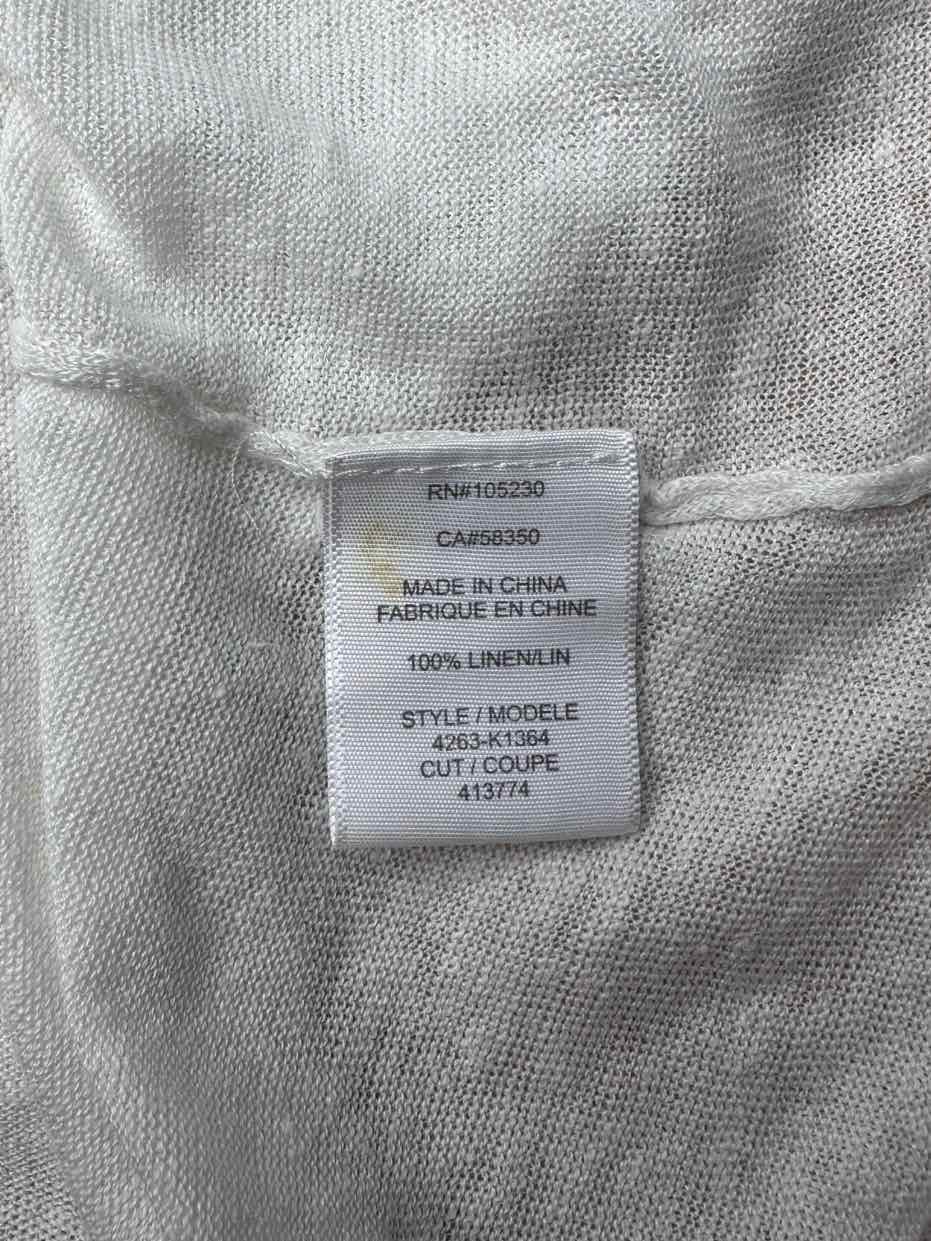 joie Ivory 100% Linen Sweater Size XS
