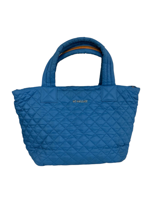 MZ WALLACE  Blue Quilted Medium Sutton Deluxe Designer Handbag