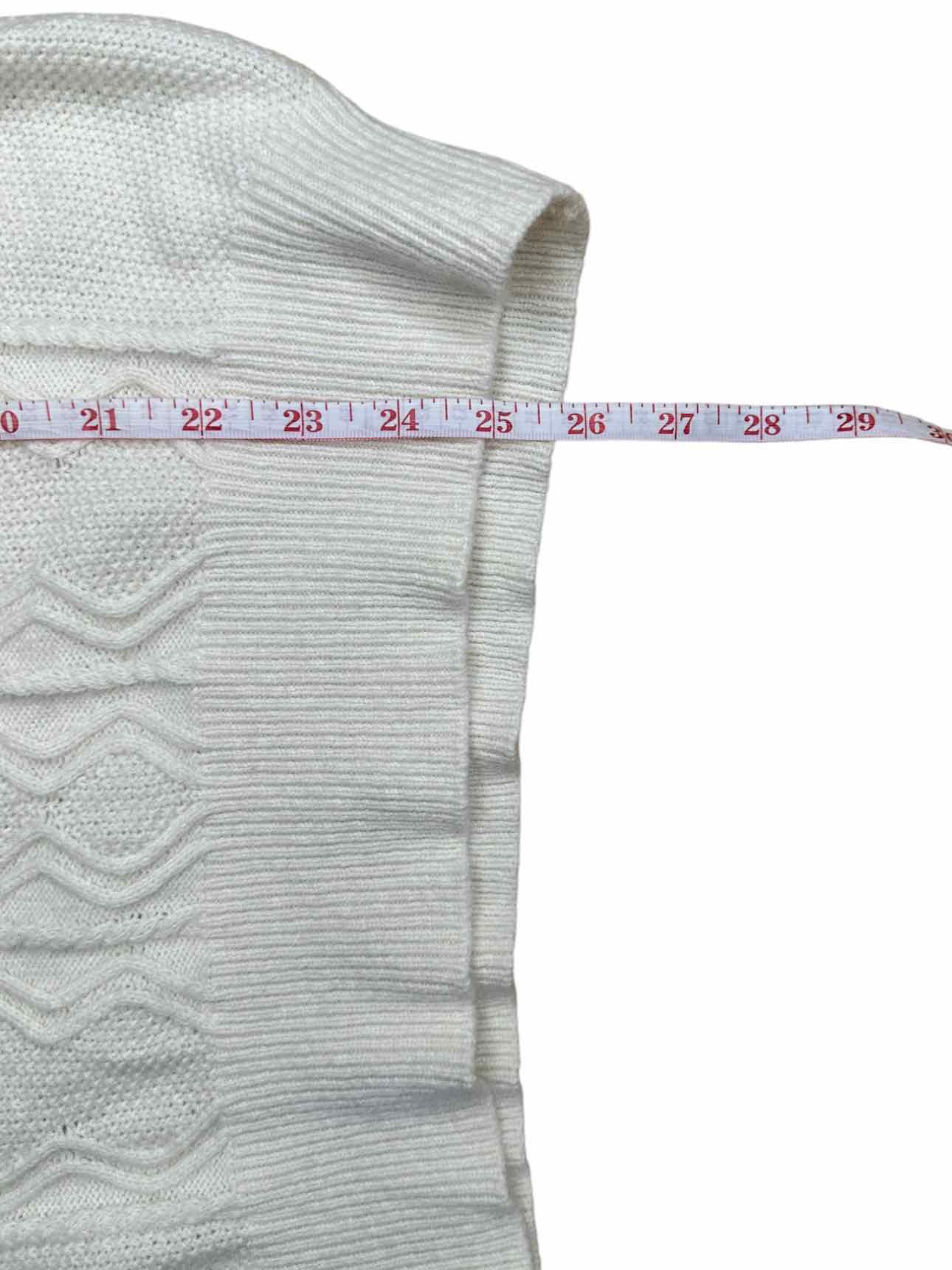 WHITE + WARREN Merino Wool Blend Sweater Size M