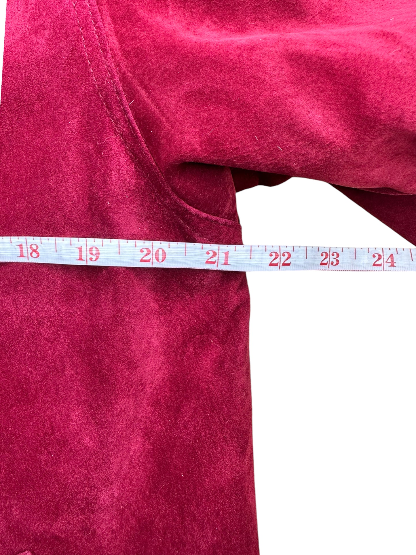 Danier NWT Burgundy Leather Suede Coat Size M