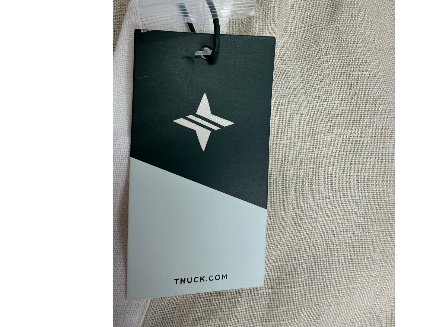 TUCKERNUCK NWT Tan Linen Shirt Dress Size L