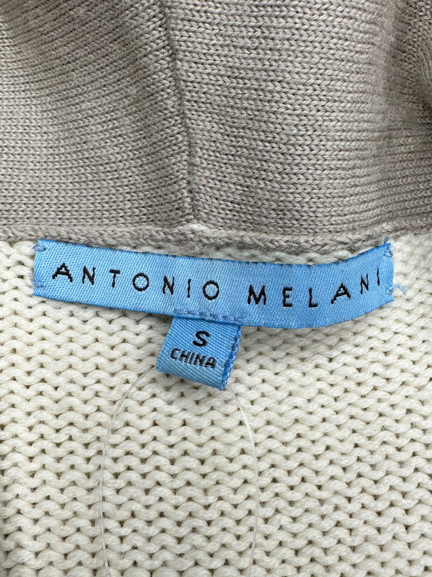 ANTONIO MELANI Wool Cable Knit Cardigan Size S