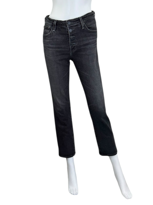 AG Adriano Goldschmied Black Isabelle Button-up Jeans Size 27