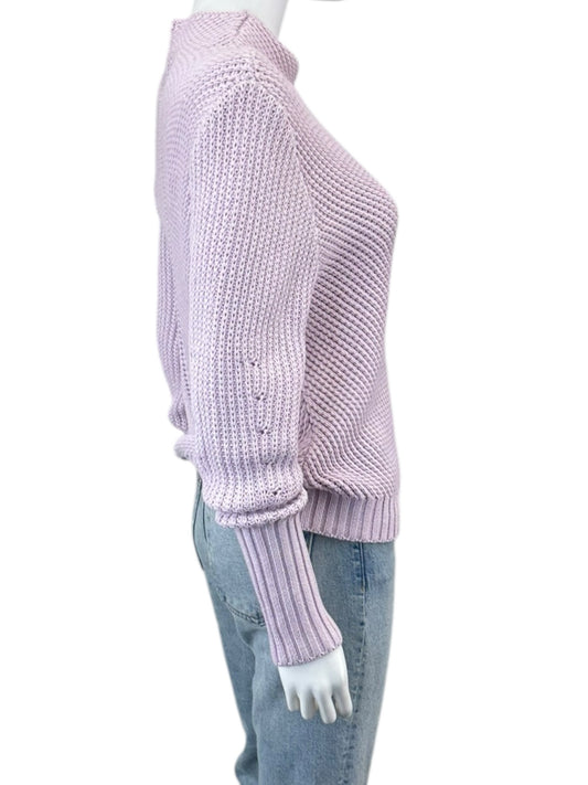 Pure US Lavender High Neck Sweater Size S