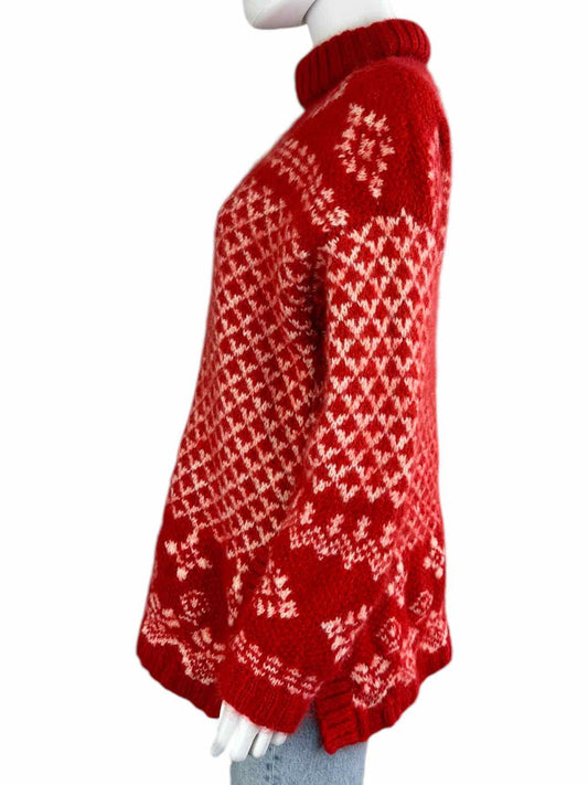 JONES NEW YORK Red Turtleneck Sweater Size L