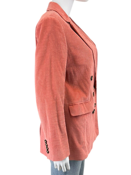 J. Crew Coral NALYA Corduroy Blazer Size 6