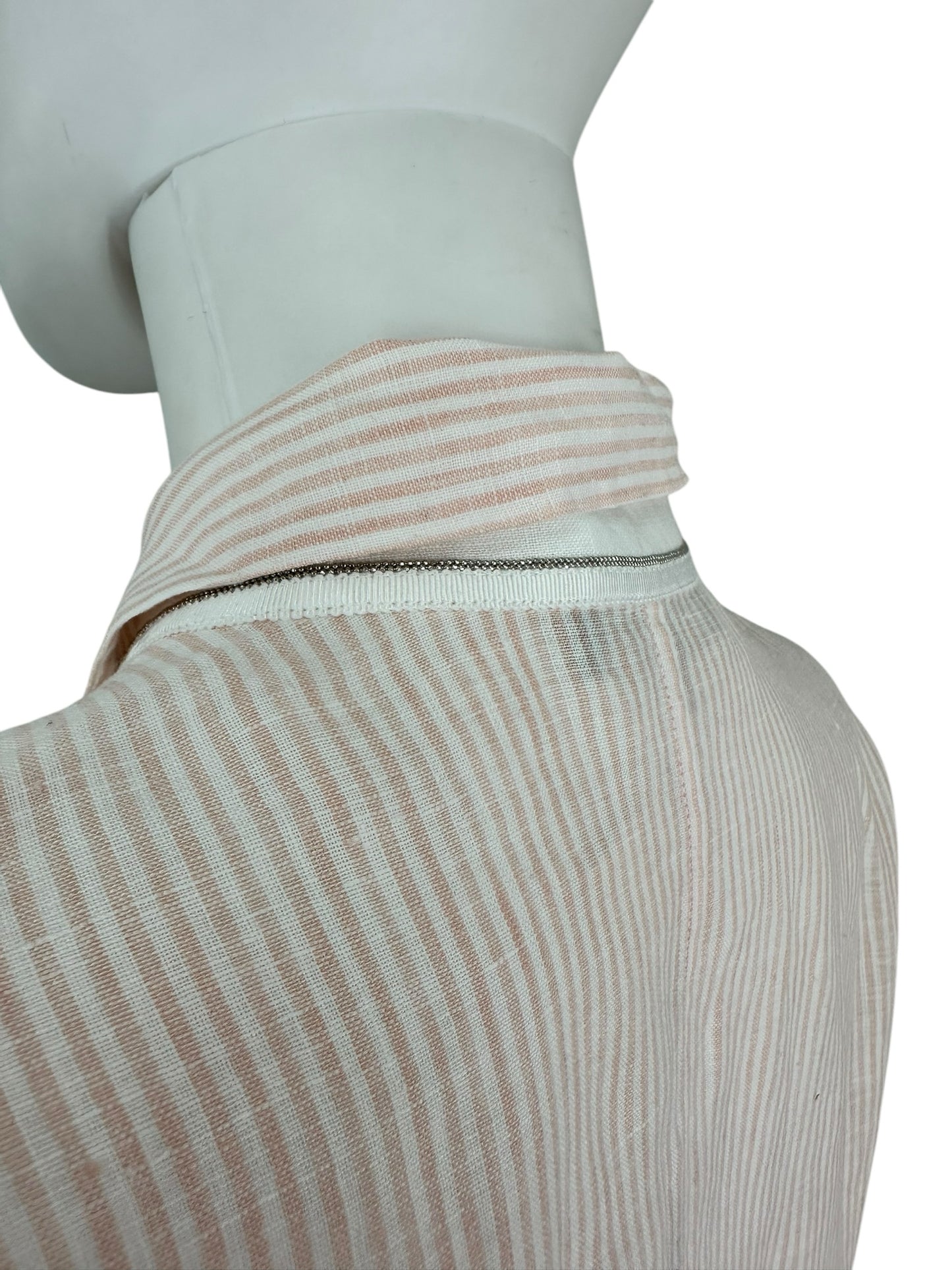 LAFAYETTE 148 NEW YORK Striped Button-Down Size S