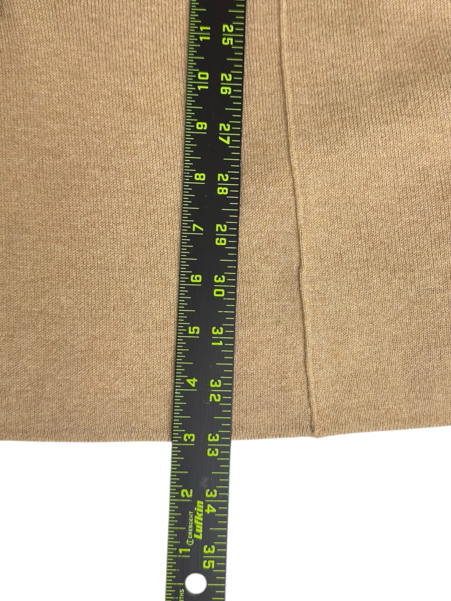 J. Jill Tan Sweater Knit Blazer Size XL