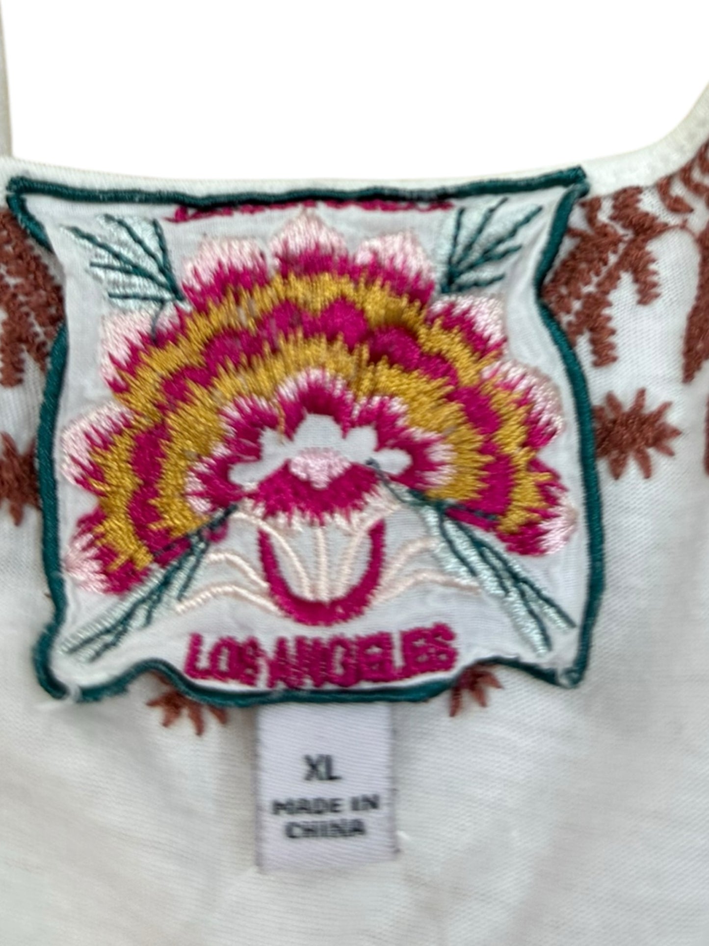 Johnny Was Chevron Knit Top Size XL