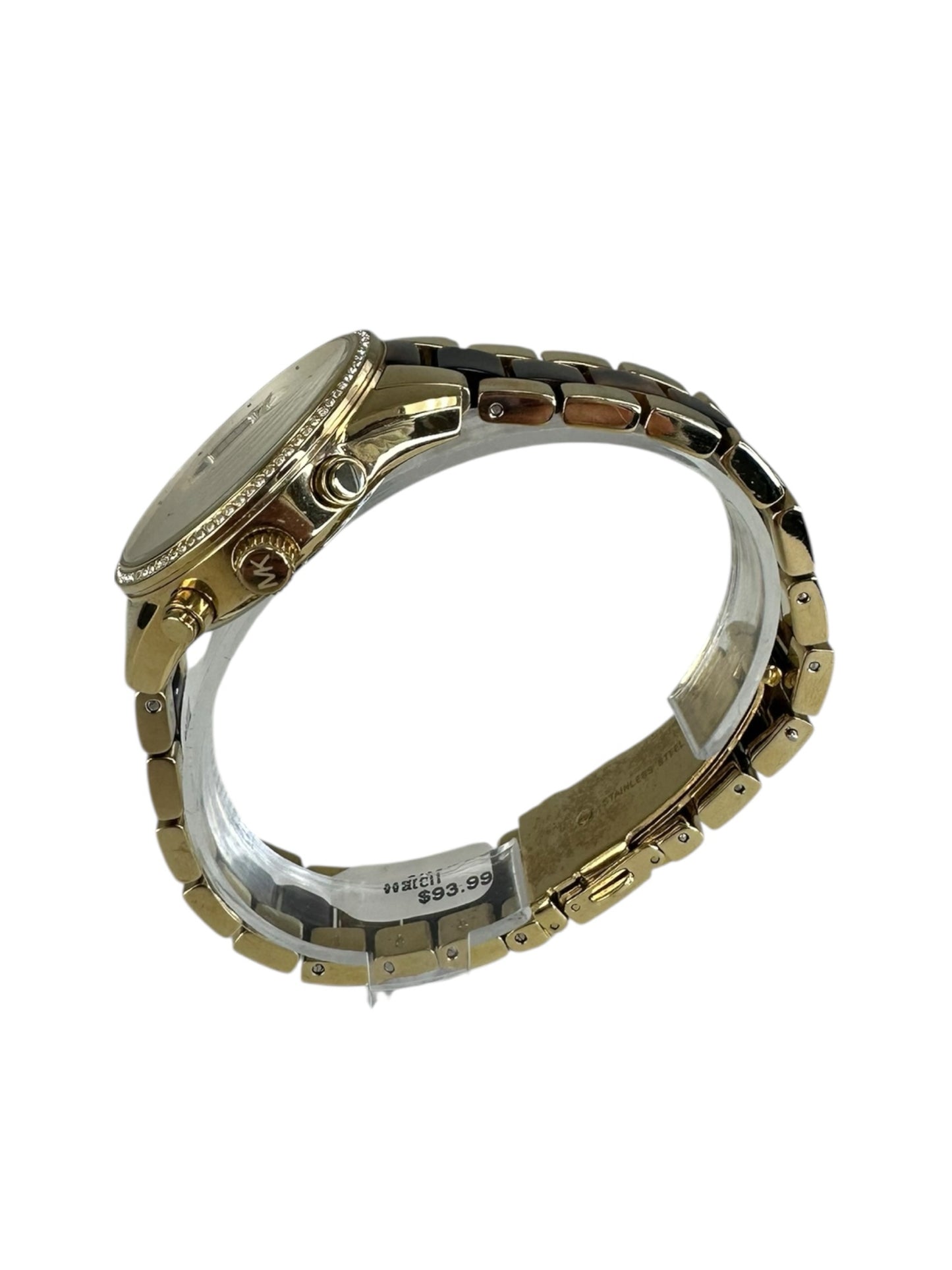 MICHAEL KORS Ritz Tortise Chronograph Crystallized Watch