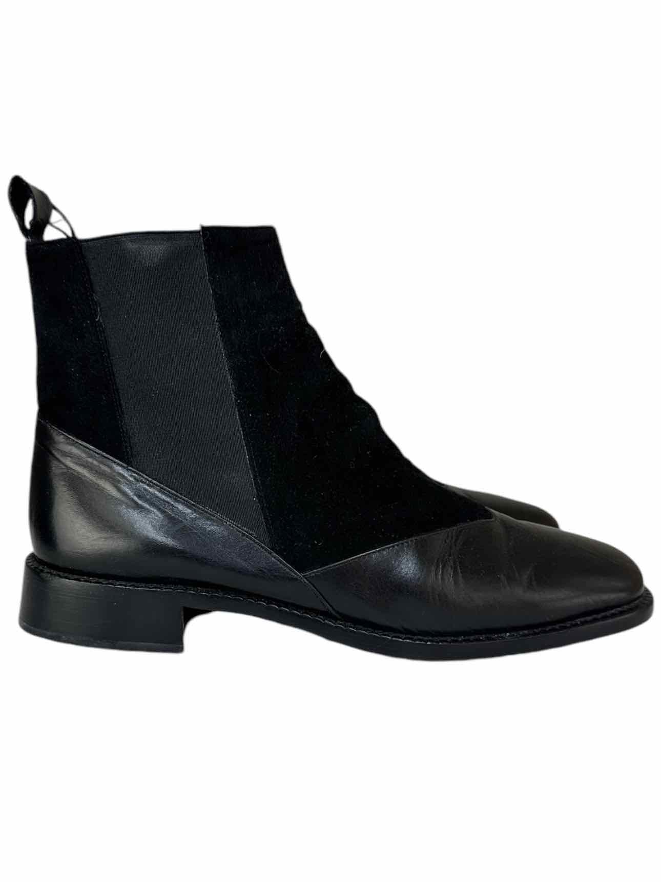 giorgio armani Black Ankle Boots Size 36.5