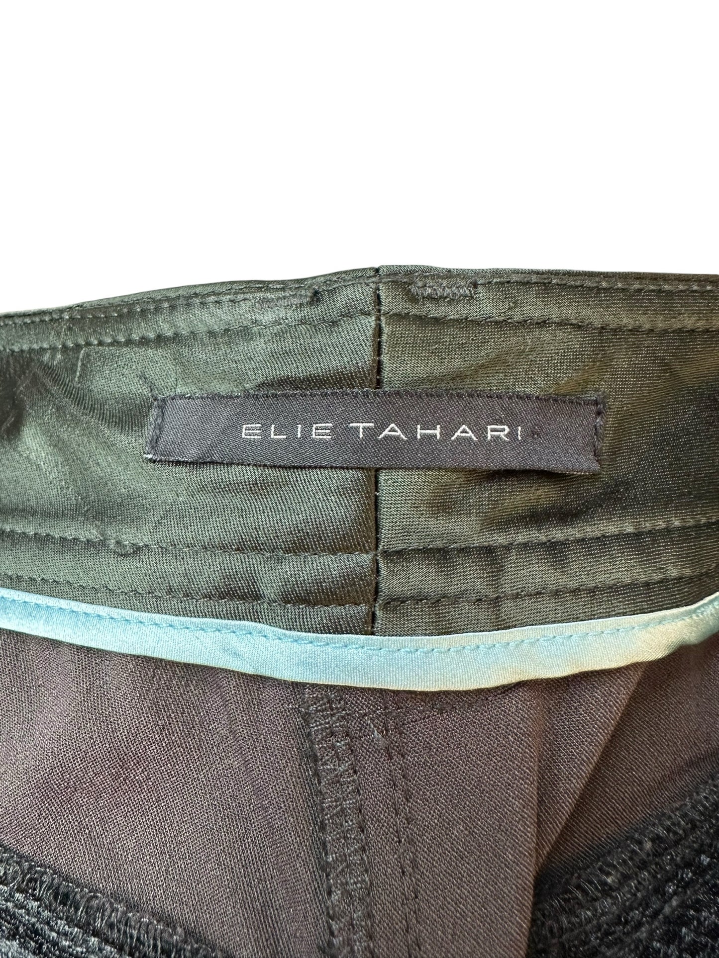 ELIE TAHARI Black Pants Size M