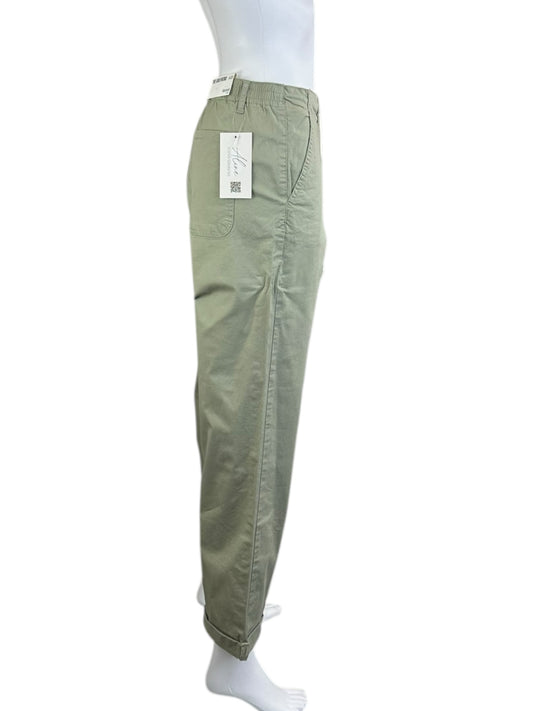 kensie NWT Olive Green The Girlfriend Pants Size 14
