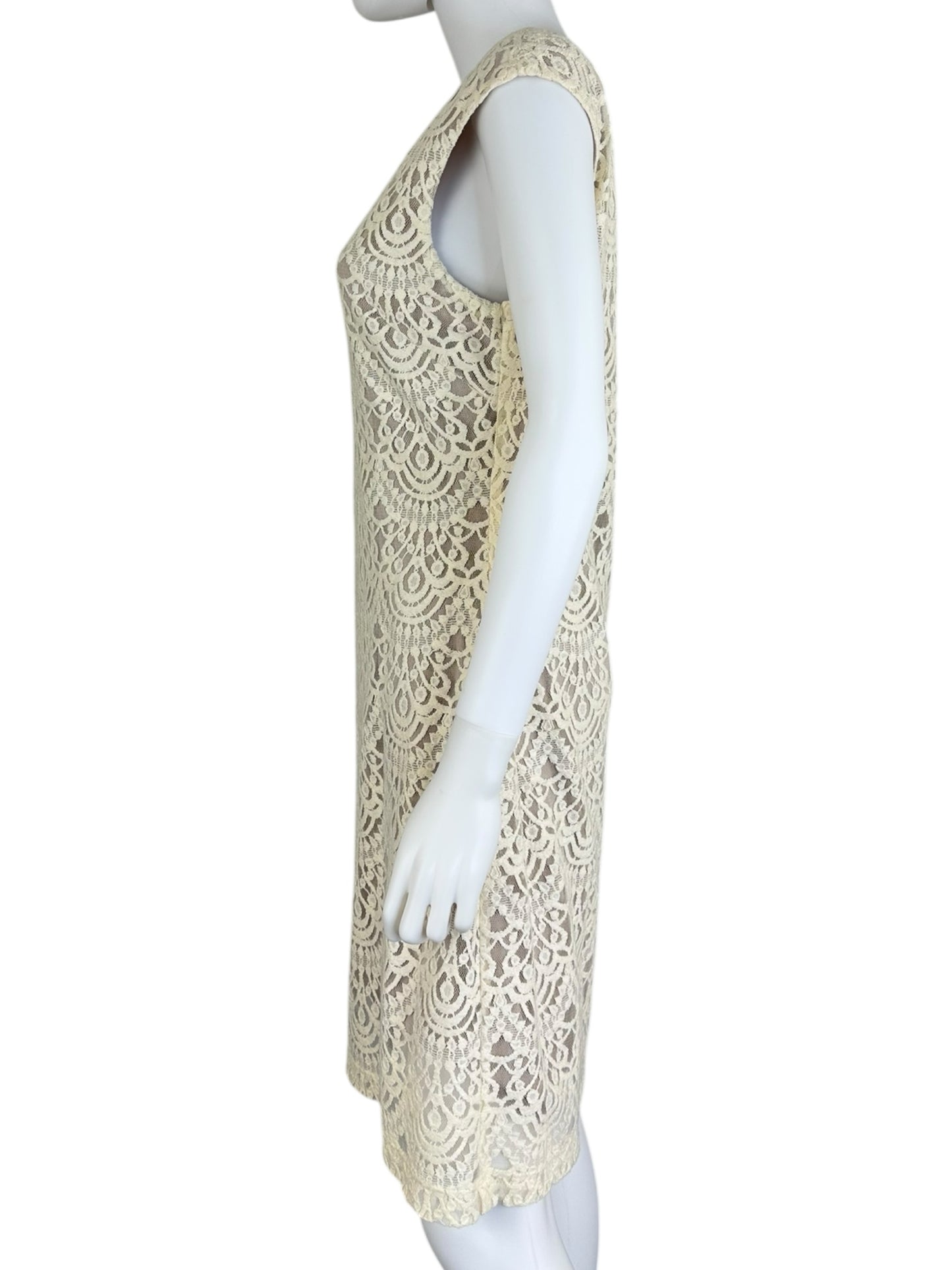 Jessica Howard NWT Ivory Lace Mini Dress Size 10