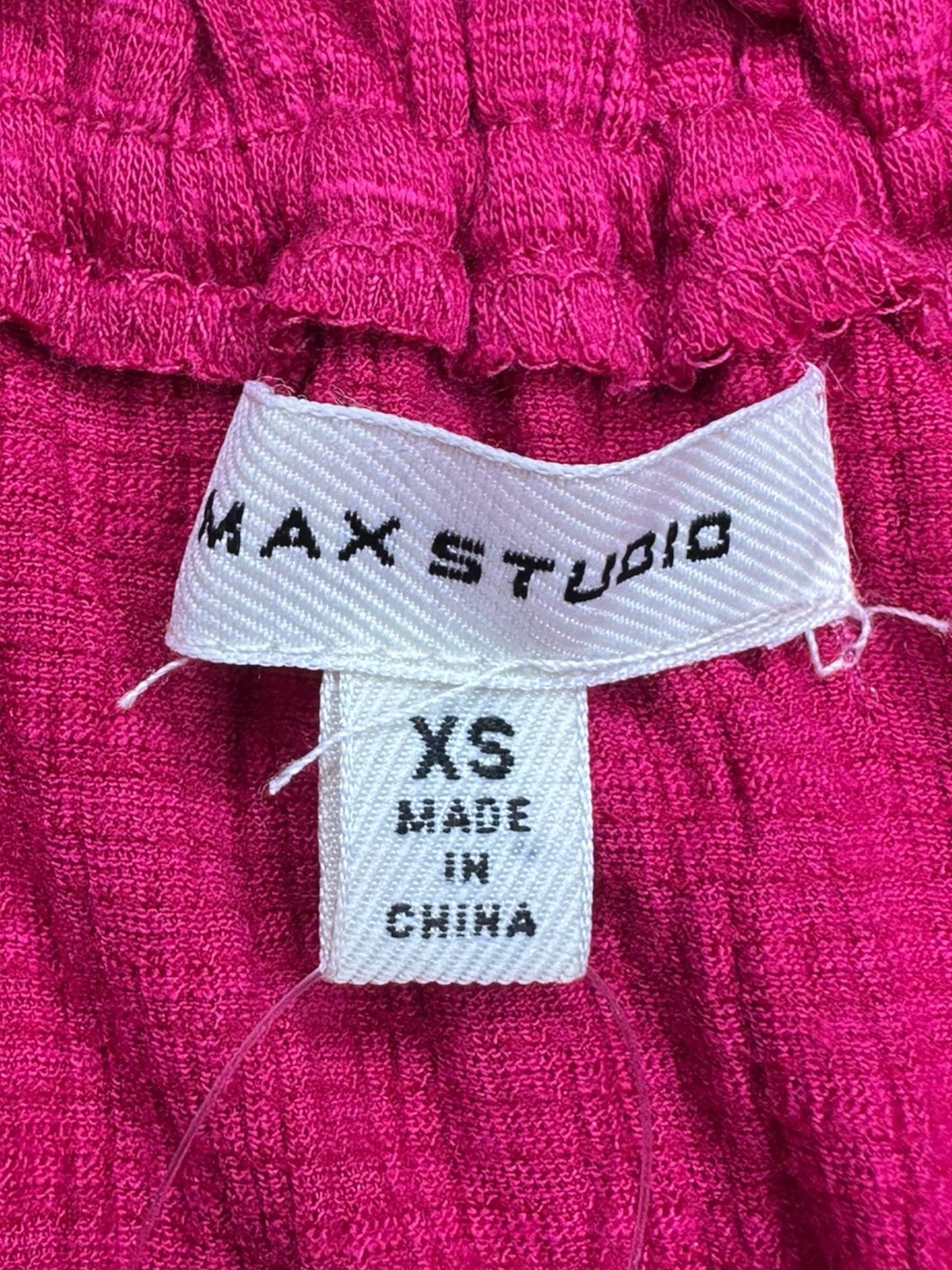 MAX STUDIO Magenta Mini Flowy Dress Size XS