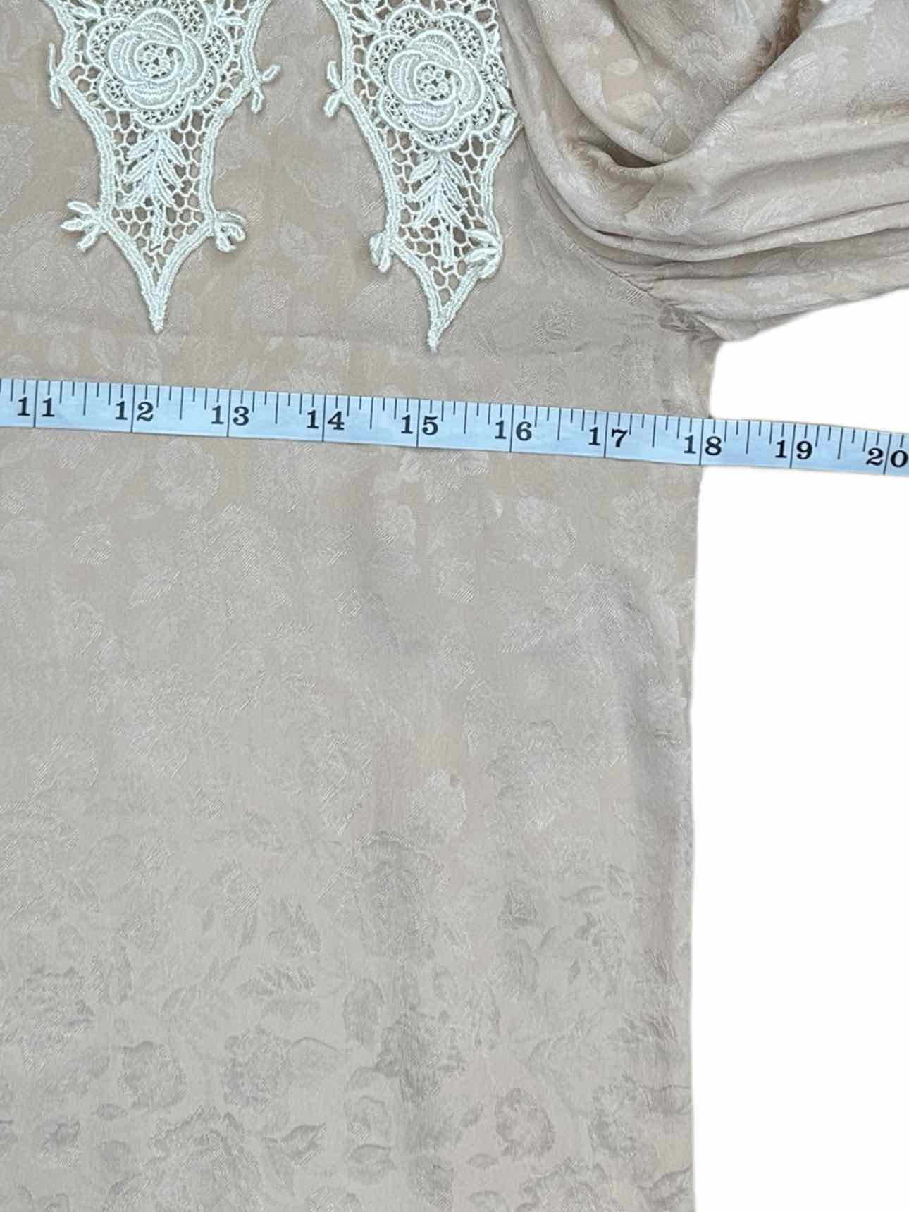 capriccio by digna Vintage Crochet Trim Blouse Size 4