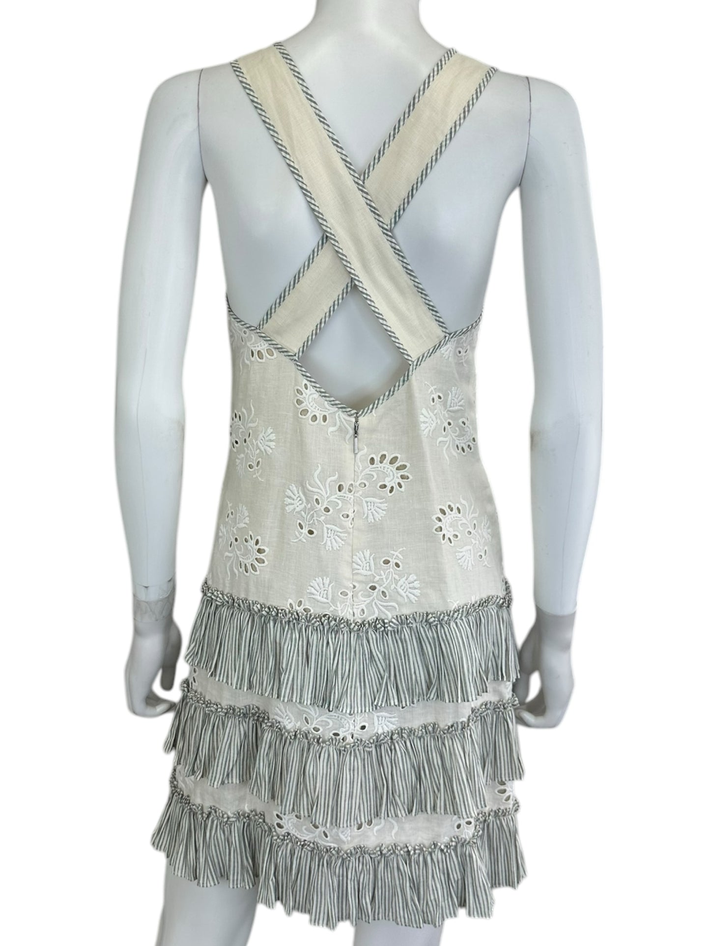Rebecca Taylor White Mini Dress Size 2