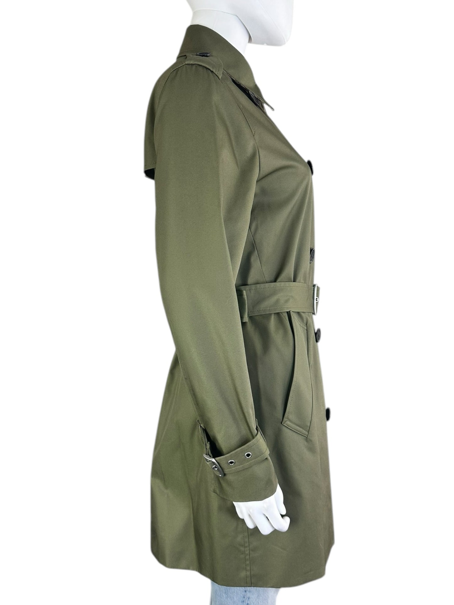 COACH NWT Olive Trench Size M