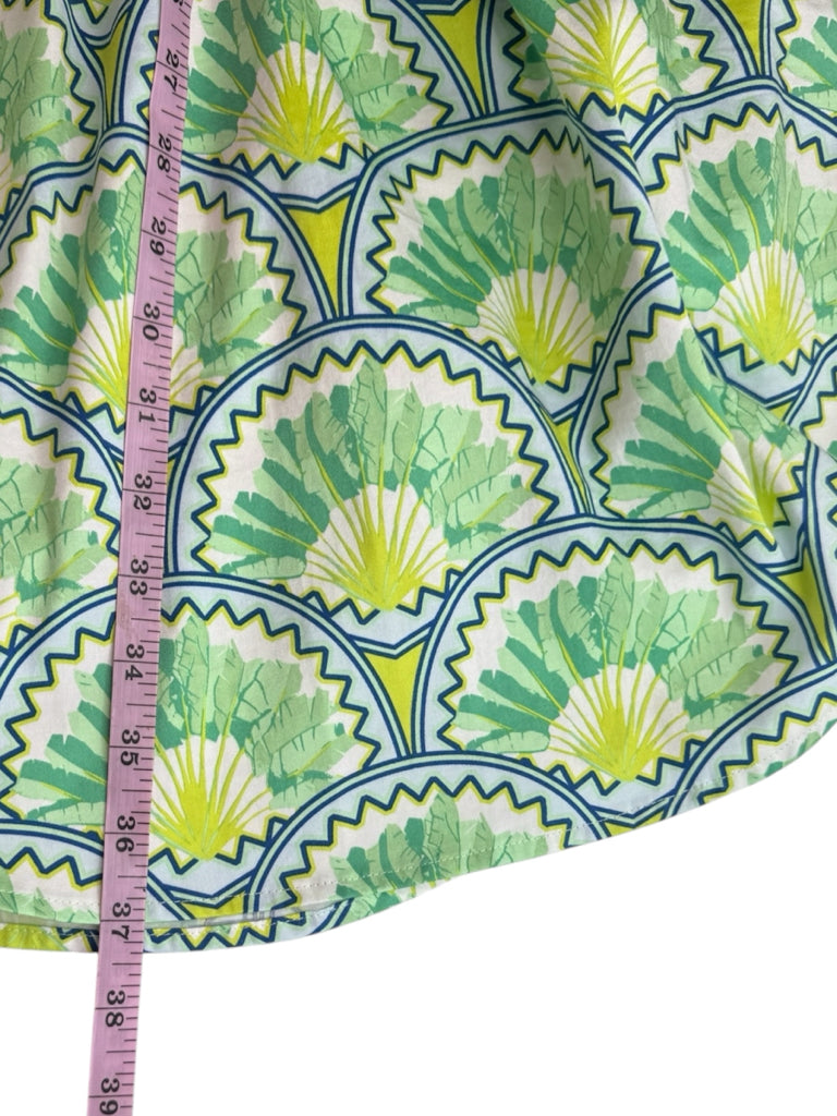 Emily McCarthy NWT Green Deco Palm Palmer Dress Size XS