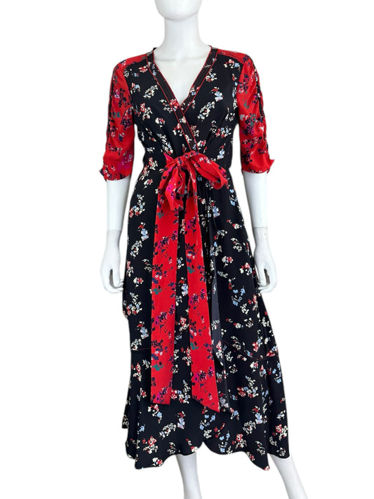 Tanya Taylor Blair Floral Midi Dress Size 6