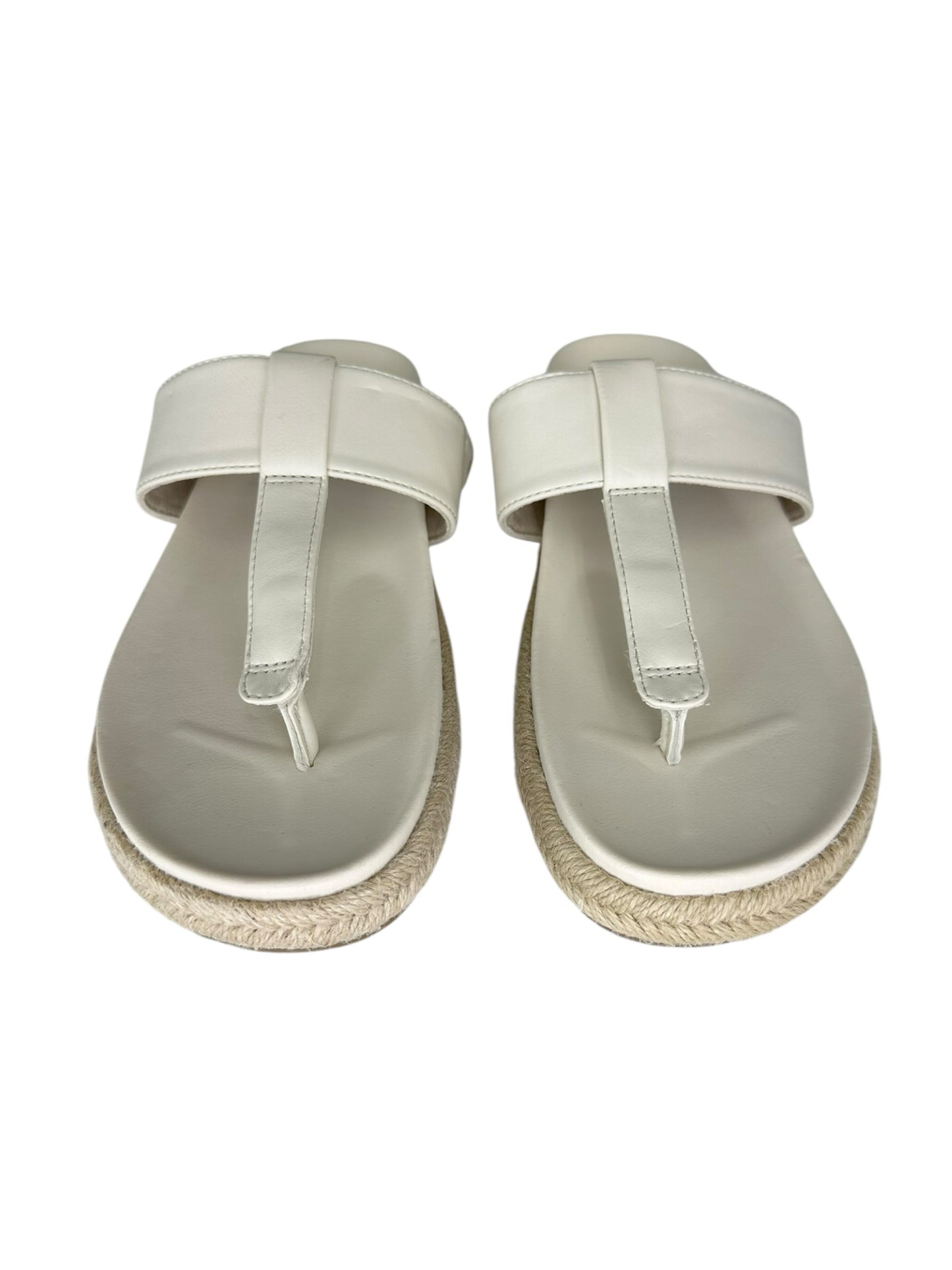 joie White Nacho Thong Sandals Size 7