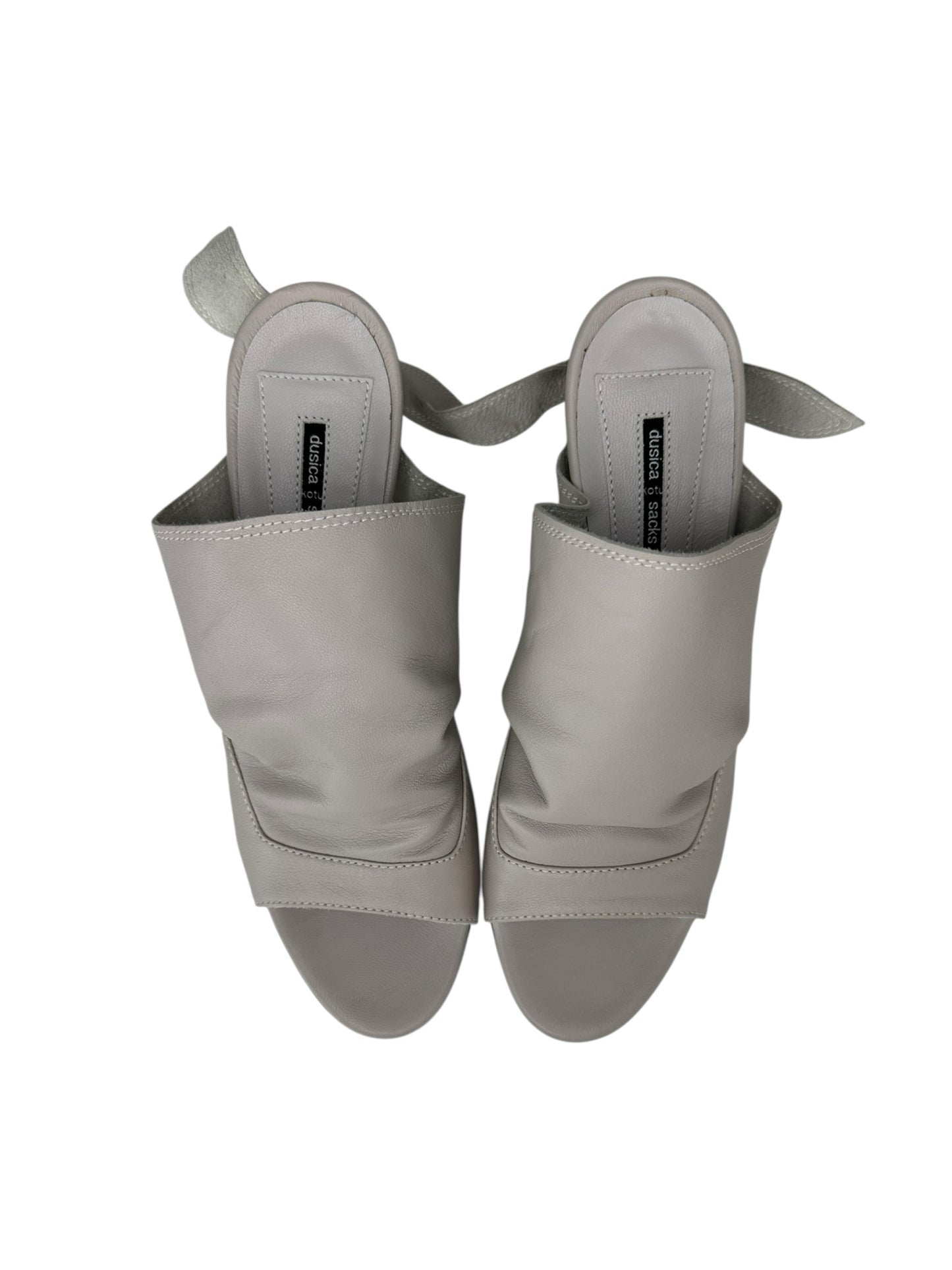 dusica dusica sacks Taupe Leather Sandal Pumps Size 37.5