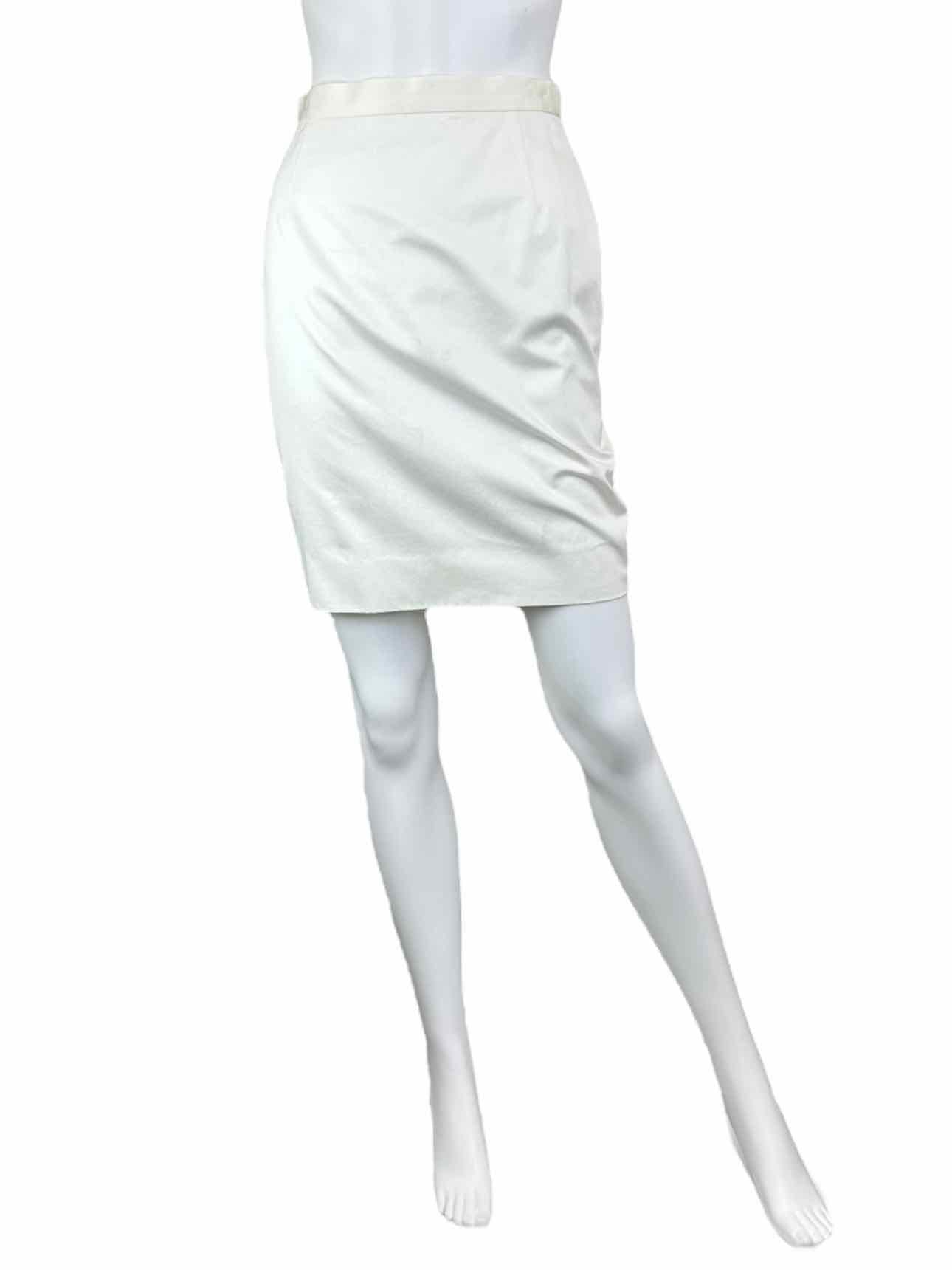 ESCADA White Pencil Skirt Size 34