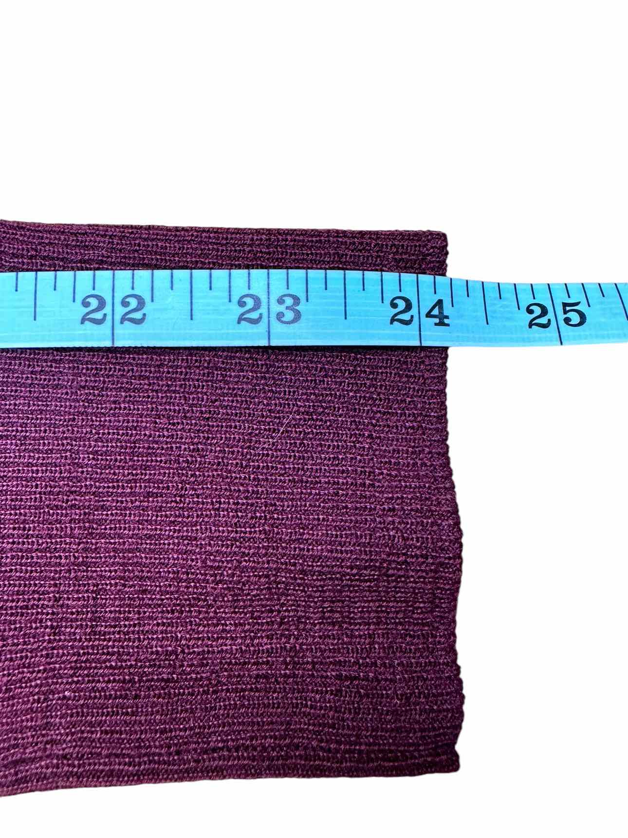 Talbots 100% Merino Wool Burgundy Cardigan Size S