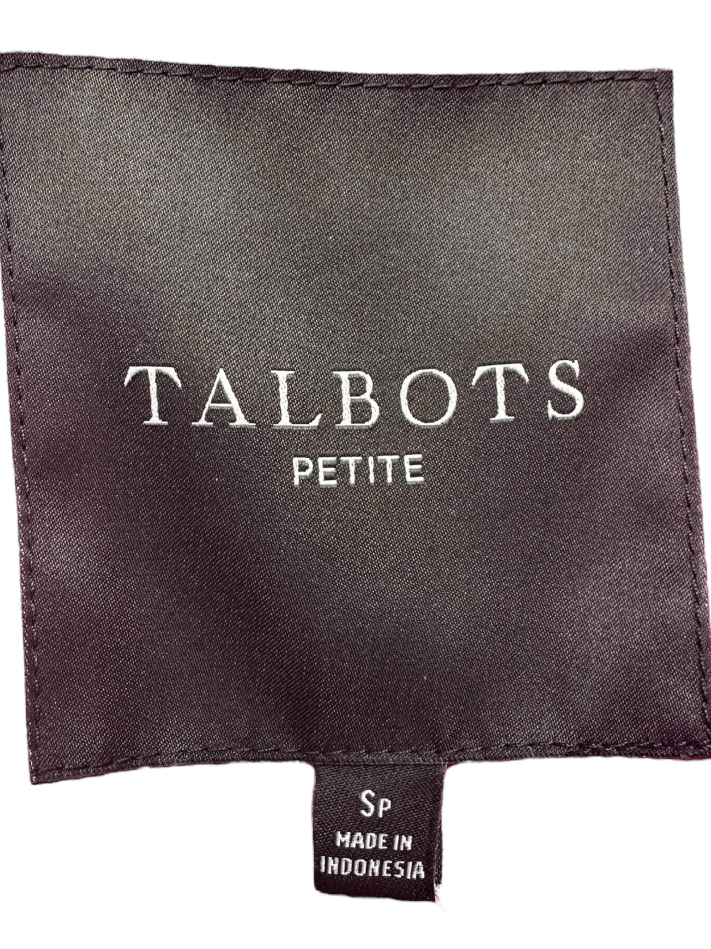 Talbots Purple Quilted Puffer Jacket Size SP