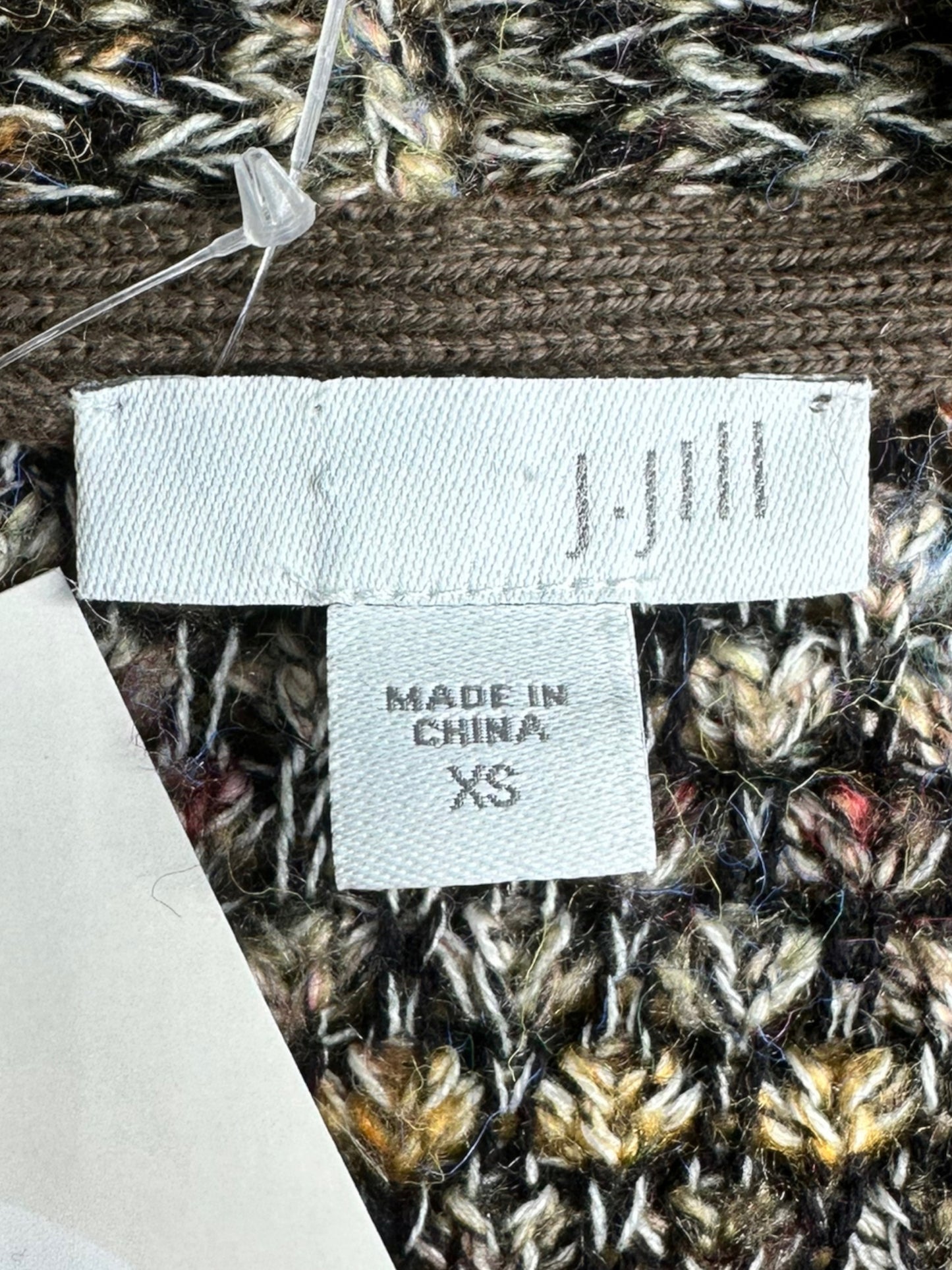 J. Jill Size Brown Sweater Knit Cardigan XS
