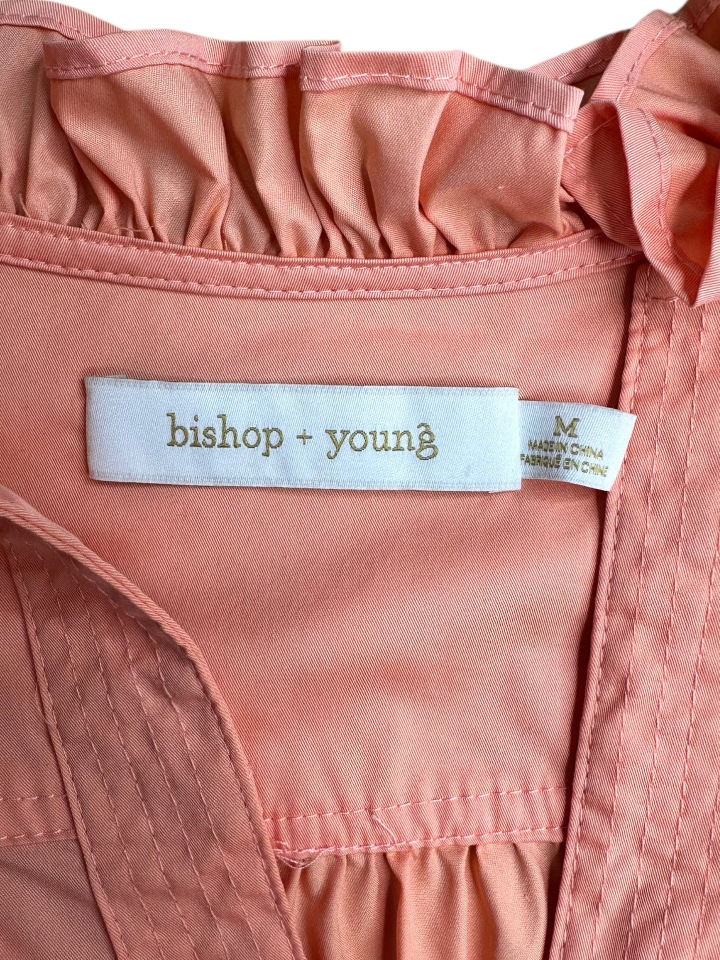 Bishop + Young NWT Coral Blouse Size M