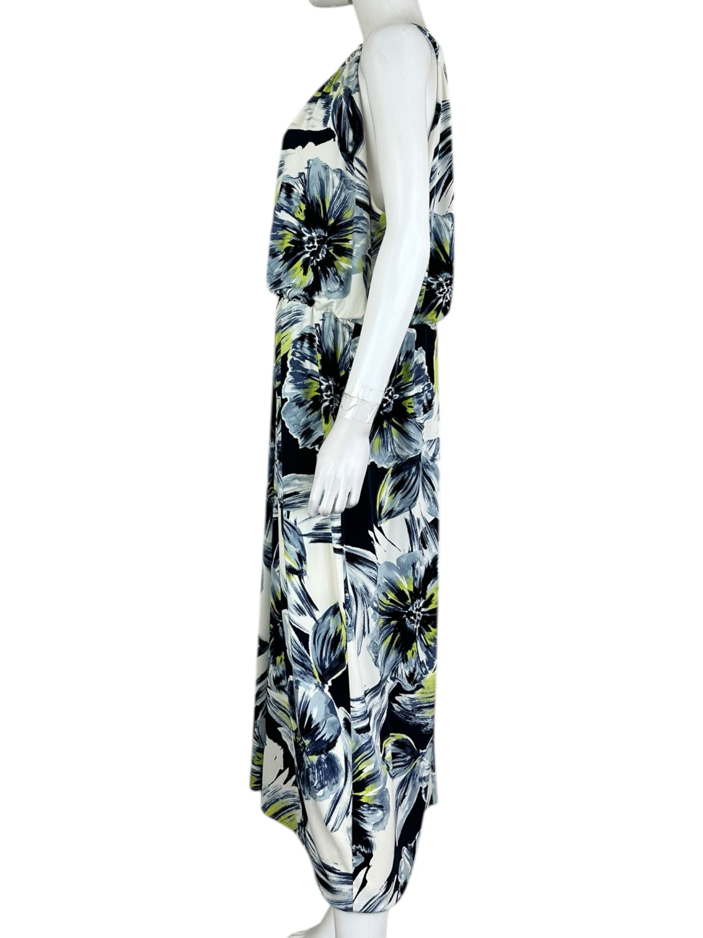 Chicos Floral Multicolored Casual Dress Size LP