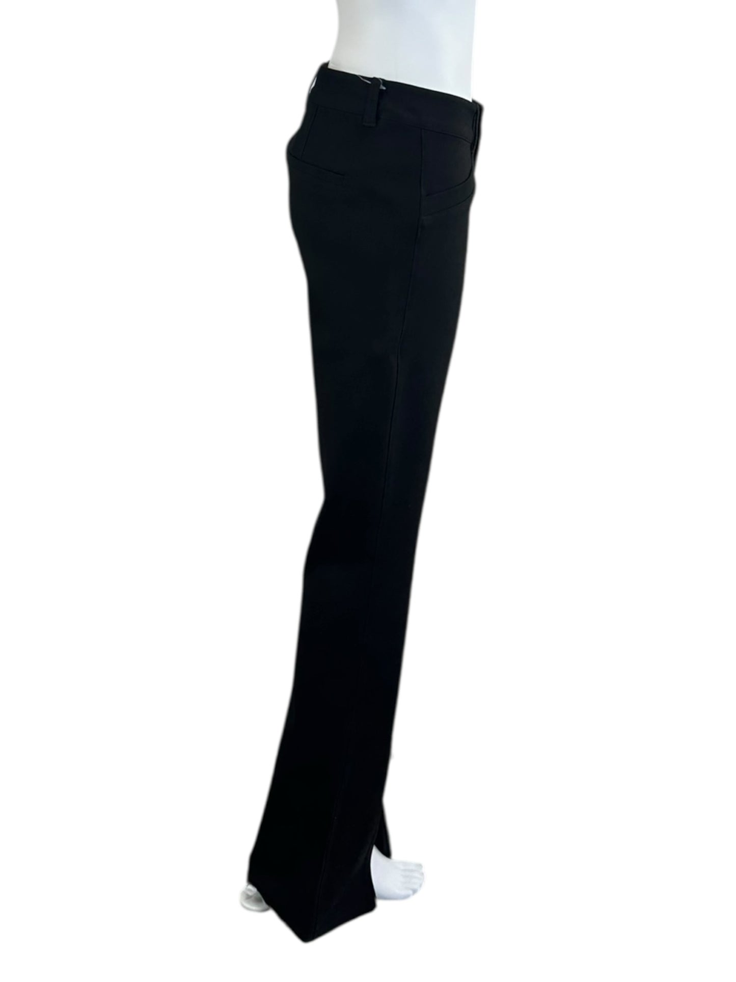 PAIGE Black Split Leg Trouser Size 29