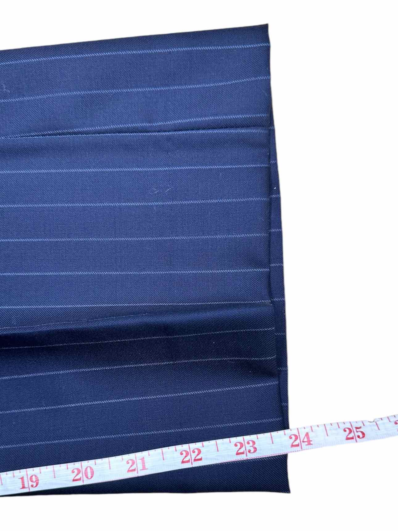 RE/DONE Navy Pinstripe Virgin Wool Trouser Size 28