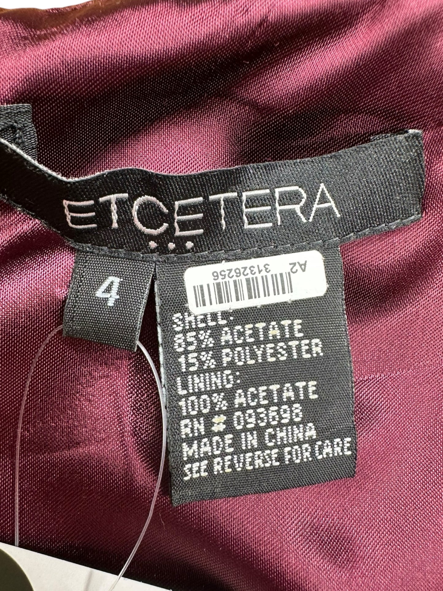 ETCETERA Cocktail Dress Size S