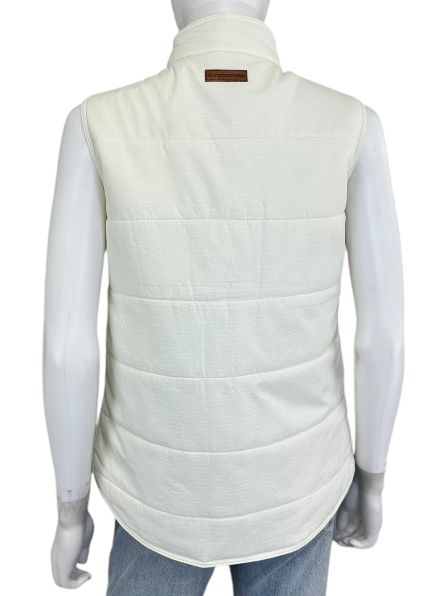 SOUTHERN TIDE NWT White Puffer Vest Size S